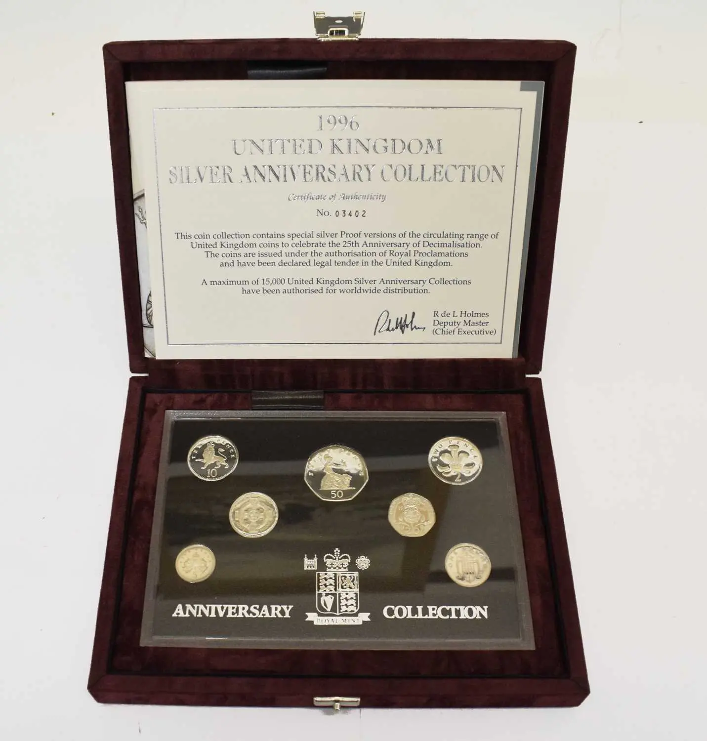 Elizabeth II - Royal Mint 'All Change' silver proof coin set