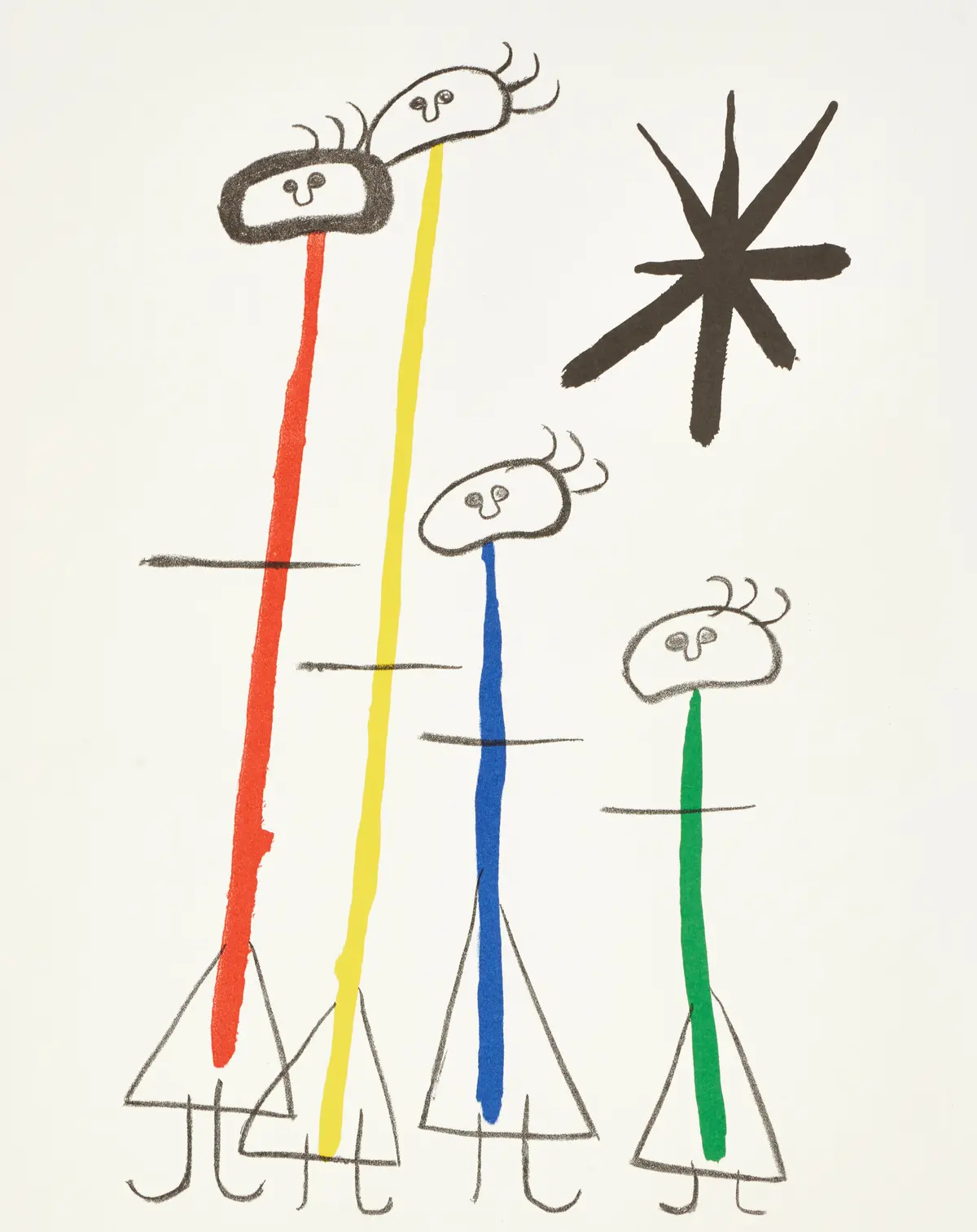 JOAN MIRÓ. EFTER. Parler seul", Succession Miro/ADAGP, Maeght Editeur