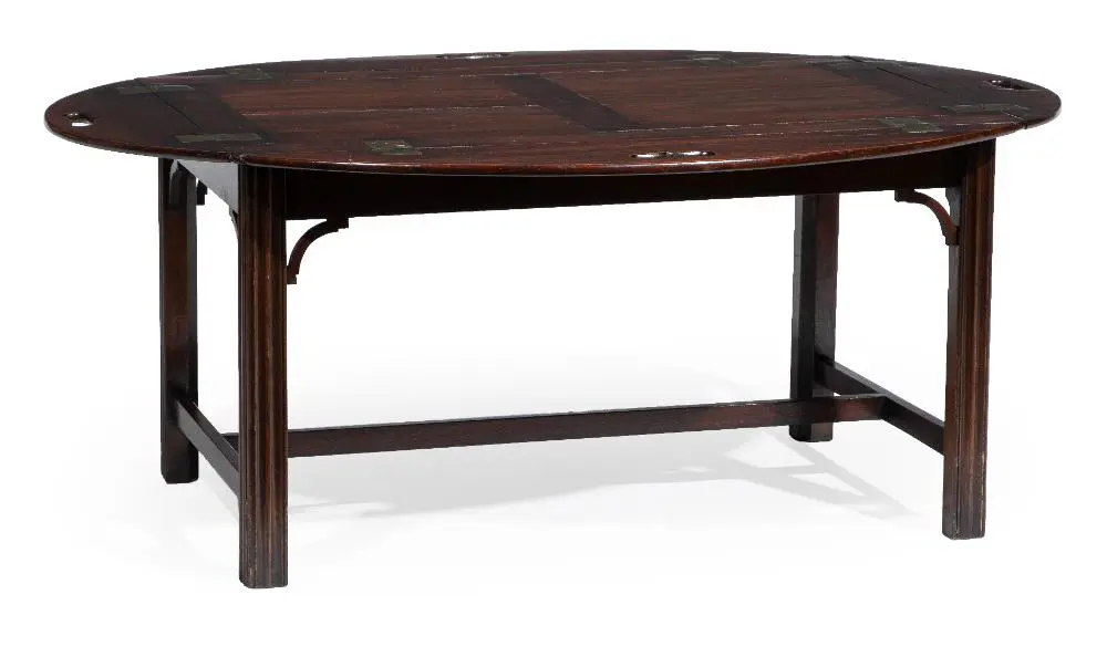 Antique Georgian Butler's Tray on Stand