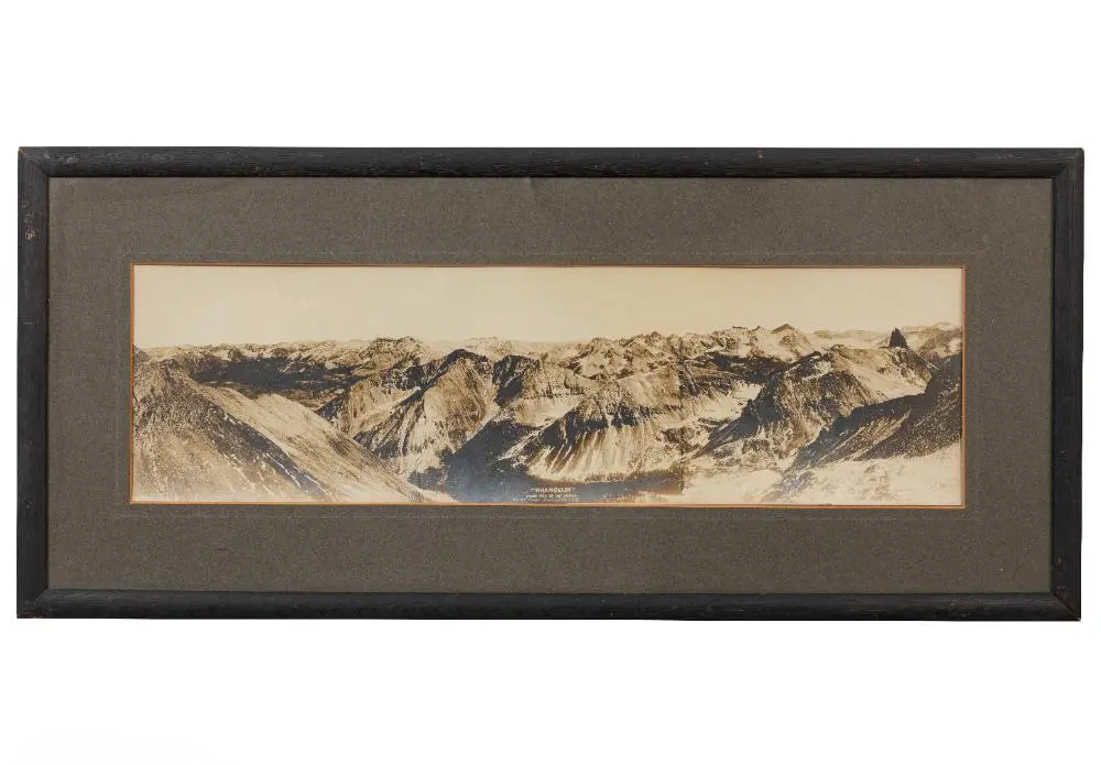 Antique Panoramic Photograph of Mt. Wilson, California