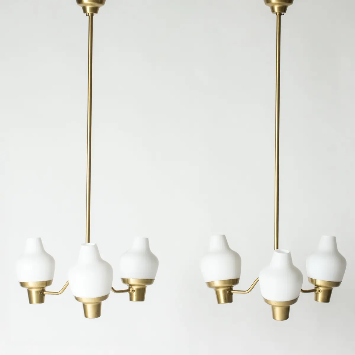 Pair of chandeliers by Hans Bergström