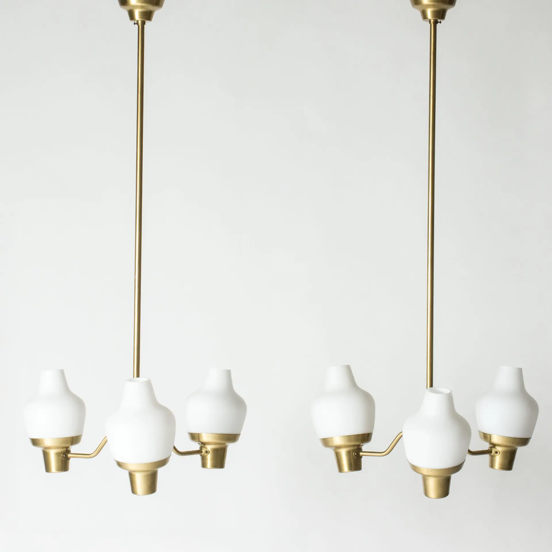 Pair of chandeliers by Hans Bergström
