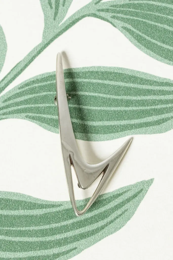 Vintage silver brooch by Poul Warmind