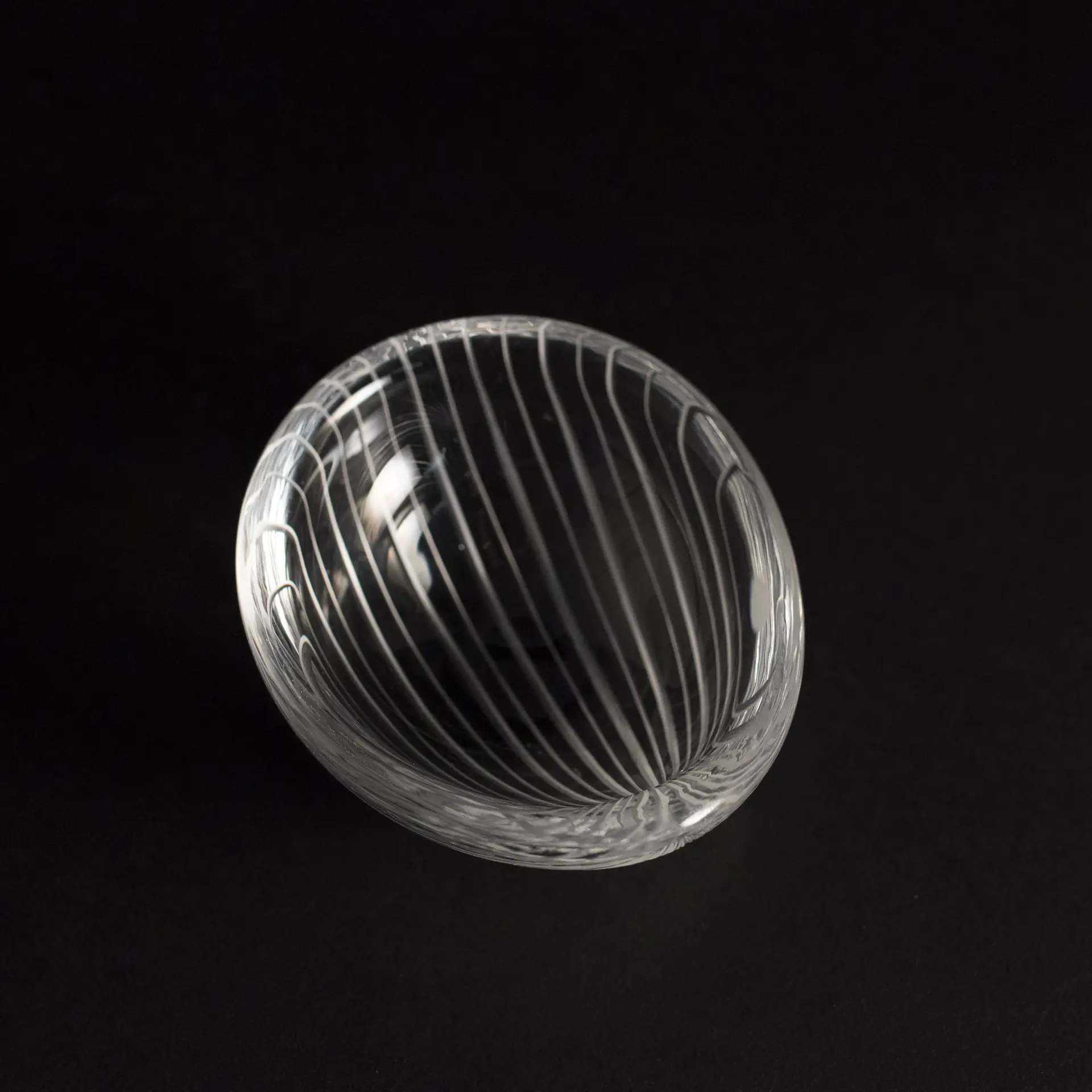 Glass “Kantarelli” bowl by Tapio Wirkkala