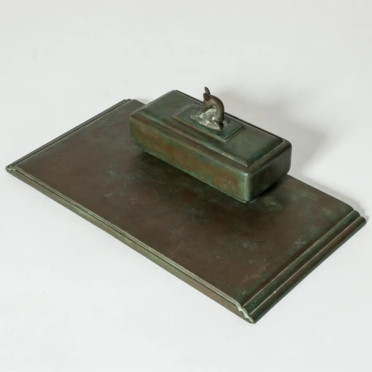 Bronze inkwell by Sune Bäckström