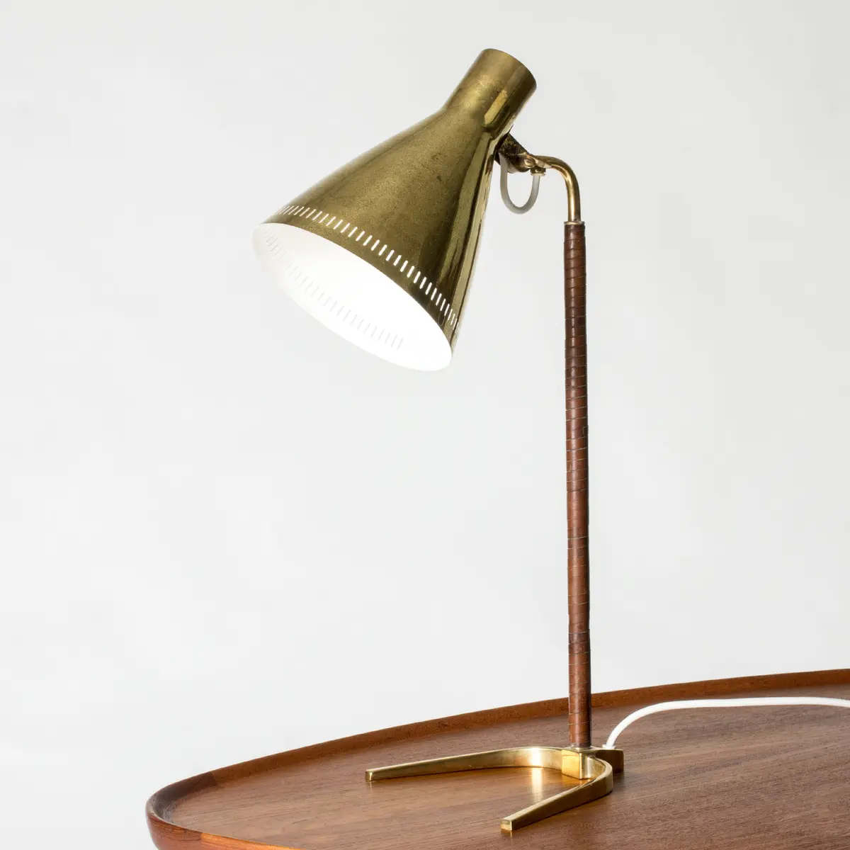 Modernist “Horseshoe” Table Lamp by Paavo Tynell