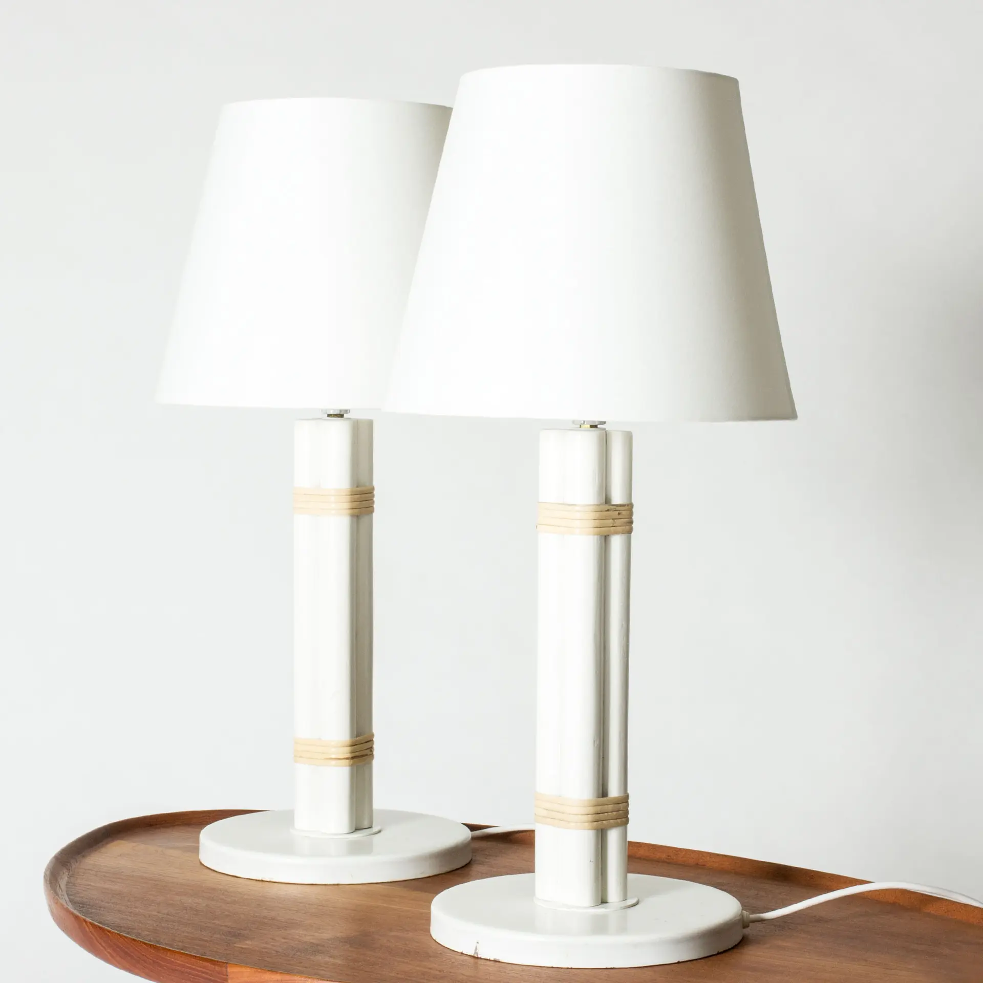 Midcentury table lamps from Bergboms