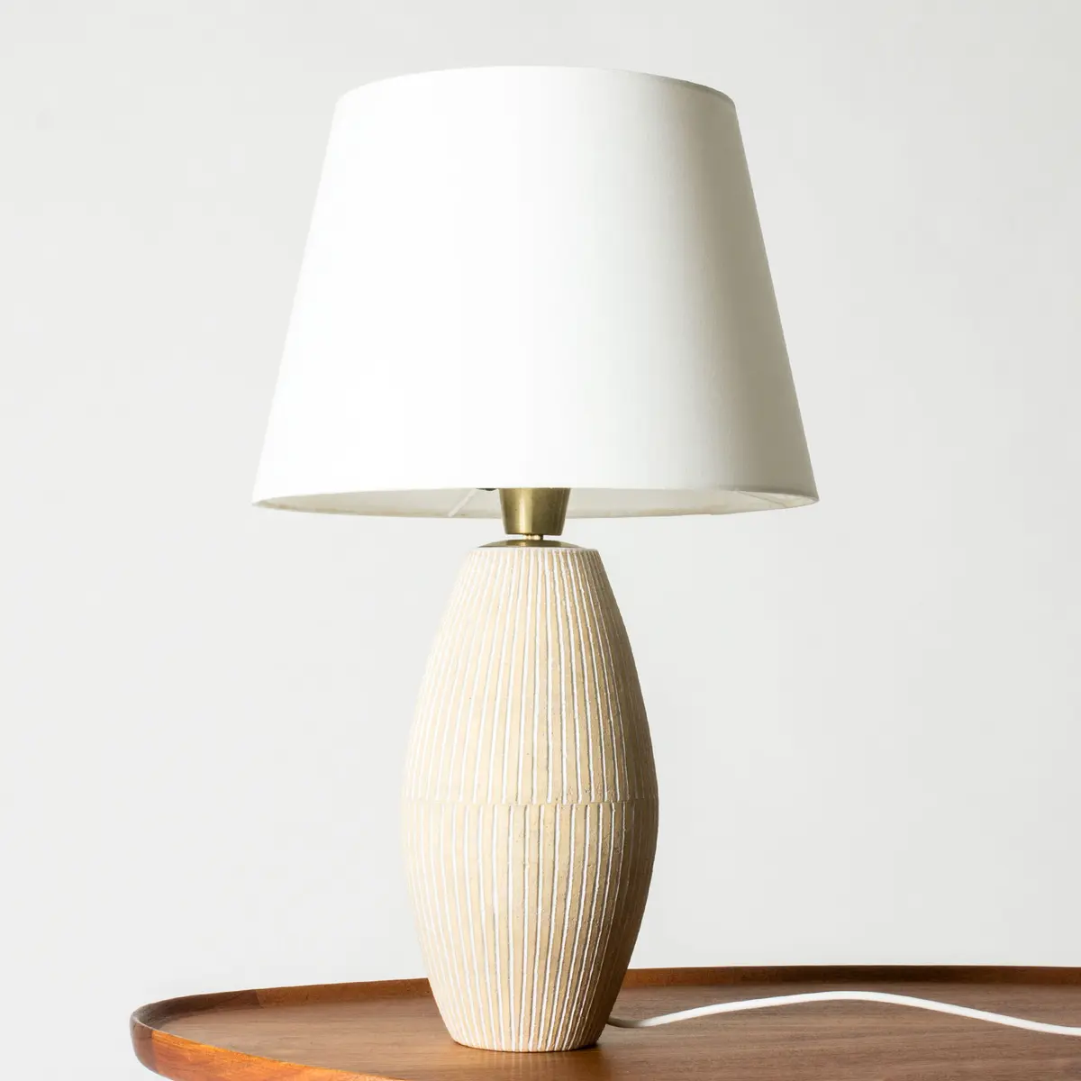Stoneware table lamp by Edgar Böckman