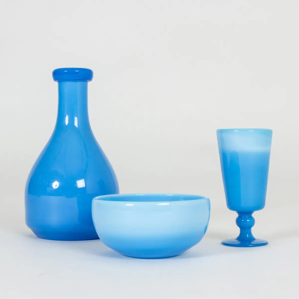 Set of three glass vessels by Erik Höglund