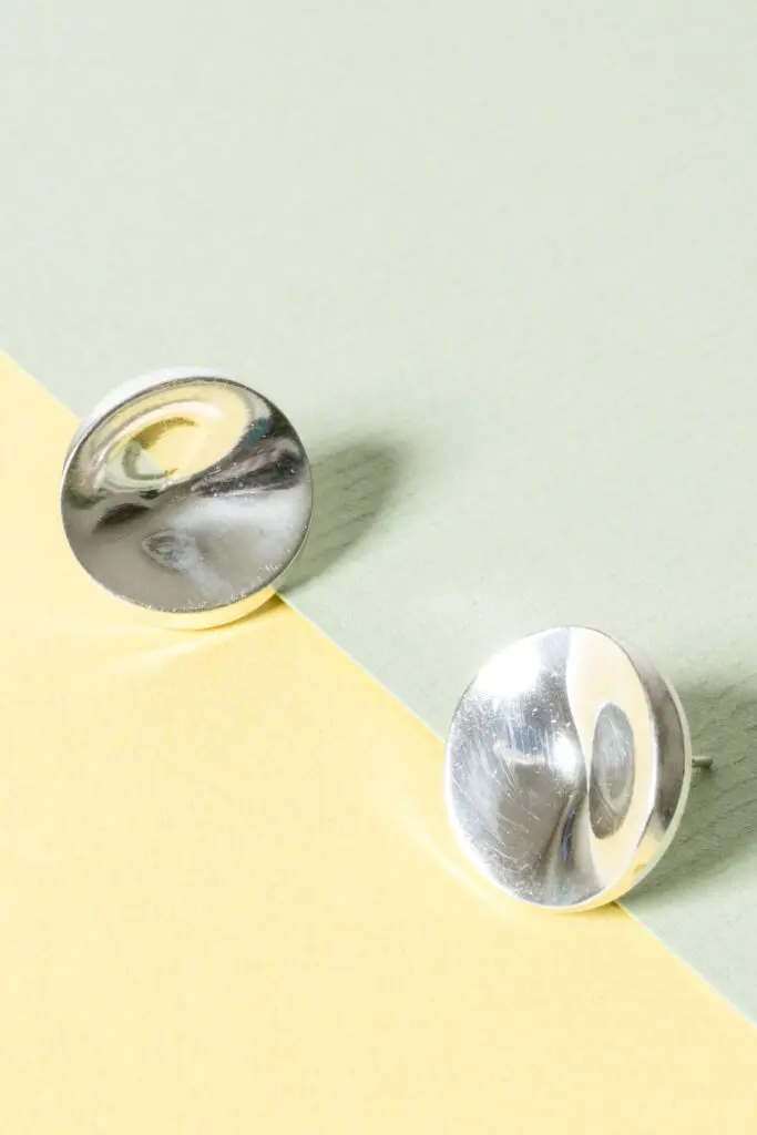 Vintage silver earrings by Nanna Ditzel