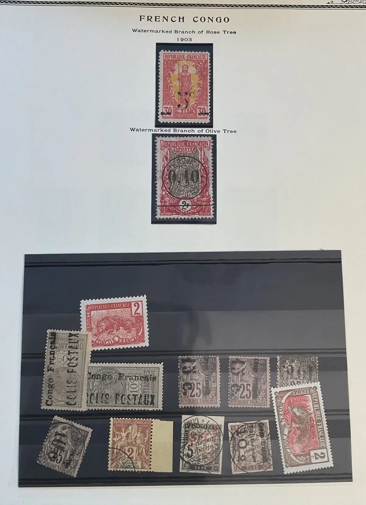 French Colonies - Congo: Collection of Congo stamps, includi - Lot 13