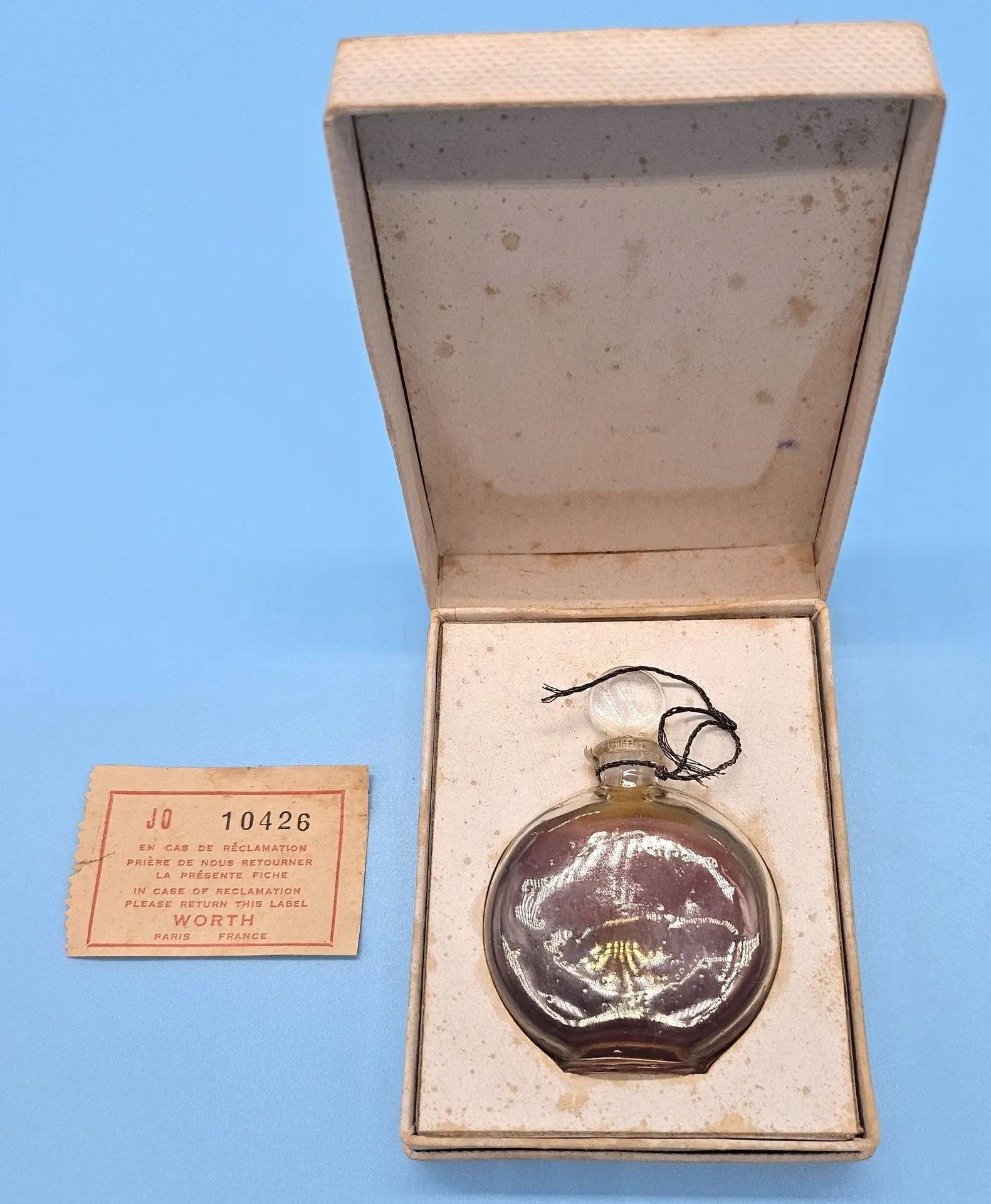 LALIQUE (d'après) - Parfum WORTH / Parfum "Requête", bottle - Lot 63