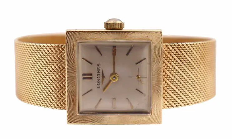 JEWELRY. Vintage Longines 14kt Gold Watch