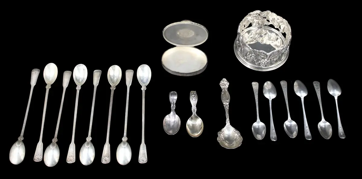 SILVER. Assorted Silver Tablewares Inc. Tiffany.