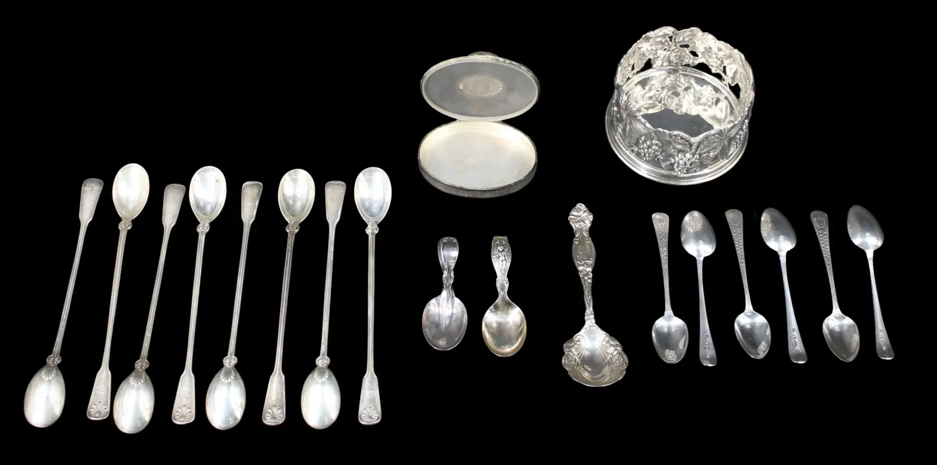 SILVER. Assorted Silver Tablewares Inc. Tiffany.