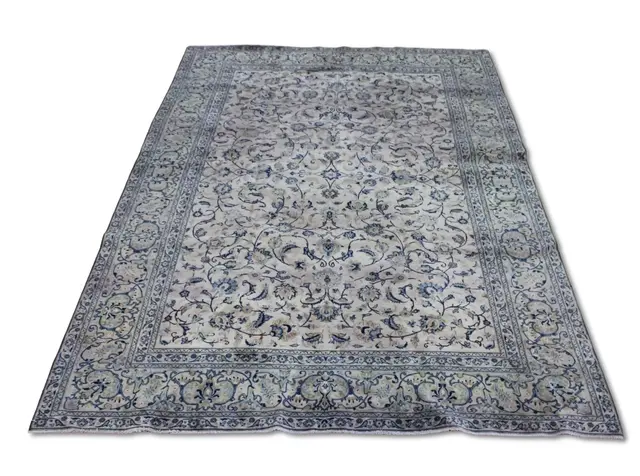 Vintage And Finely Hand Knotted Carpet