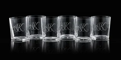 Oswald Haerdtl, six water glasses from drinking service no. 257 'Commodore'