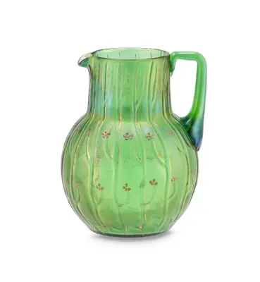 Krug mit Golddekor, Johann Lötz Witwe, Klostermühle, 1905
