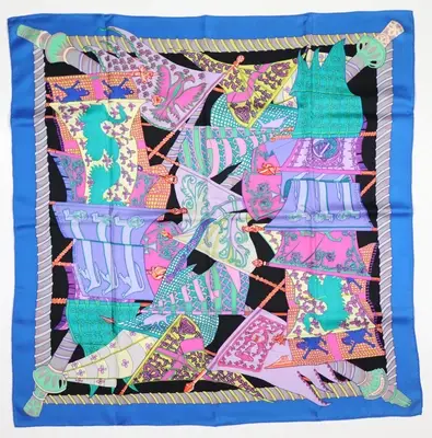 Hermès Tuch "Etendards et Bannières"