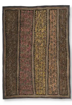 Madhubani, India, Nepal, 20th Century , verso title: "God at Full subject" (?)