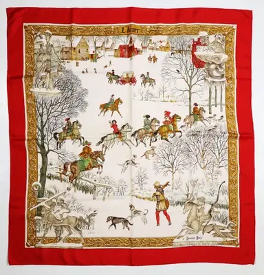 Hermès Tuch "L'hiver"