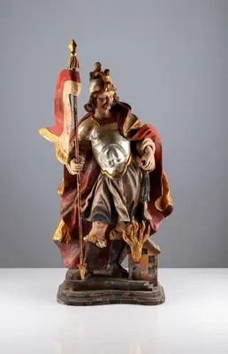 Hl. Florian im Barockstil, 20. Jahrhundert