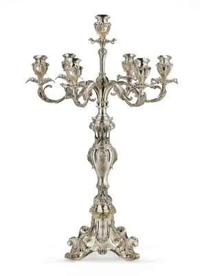 A Large Seven-Light Candelabrum by Buccellati