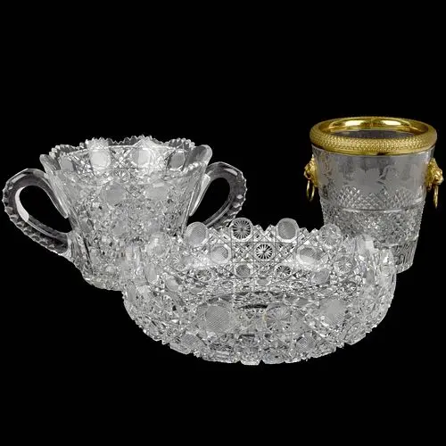 Vintage Cut Crystal Pieces