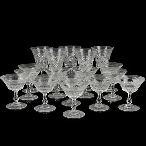 Vintage Crystal Rose Crystal Glassware