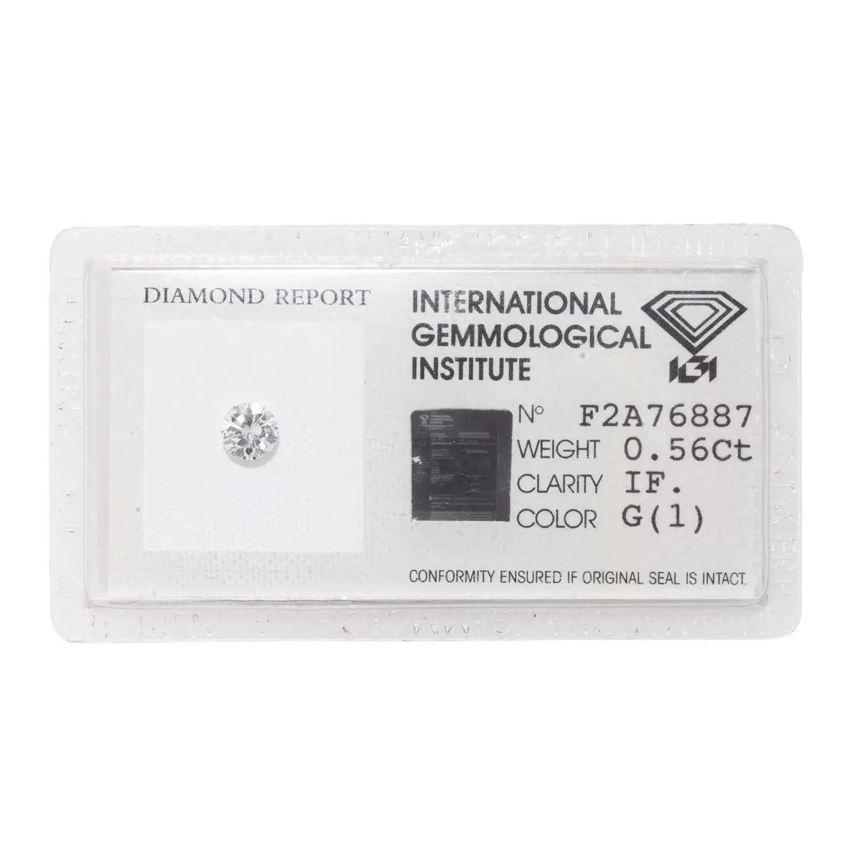 Loser Brillant von 0,56 ct