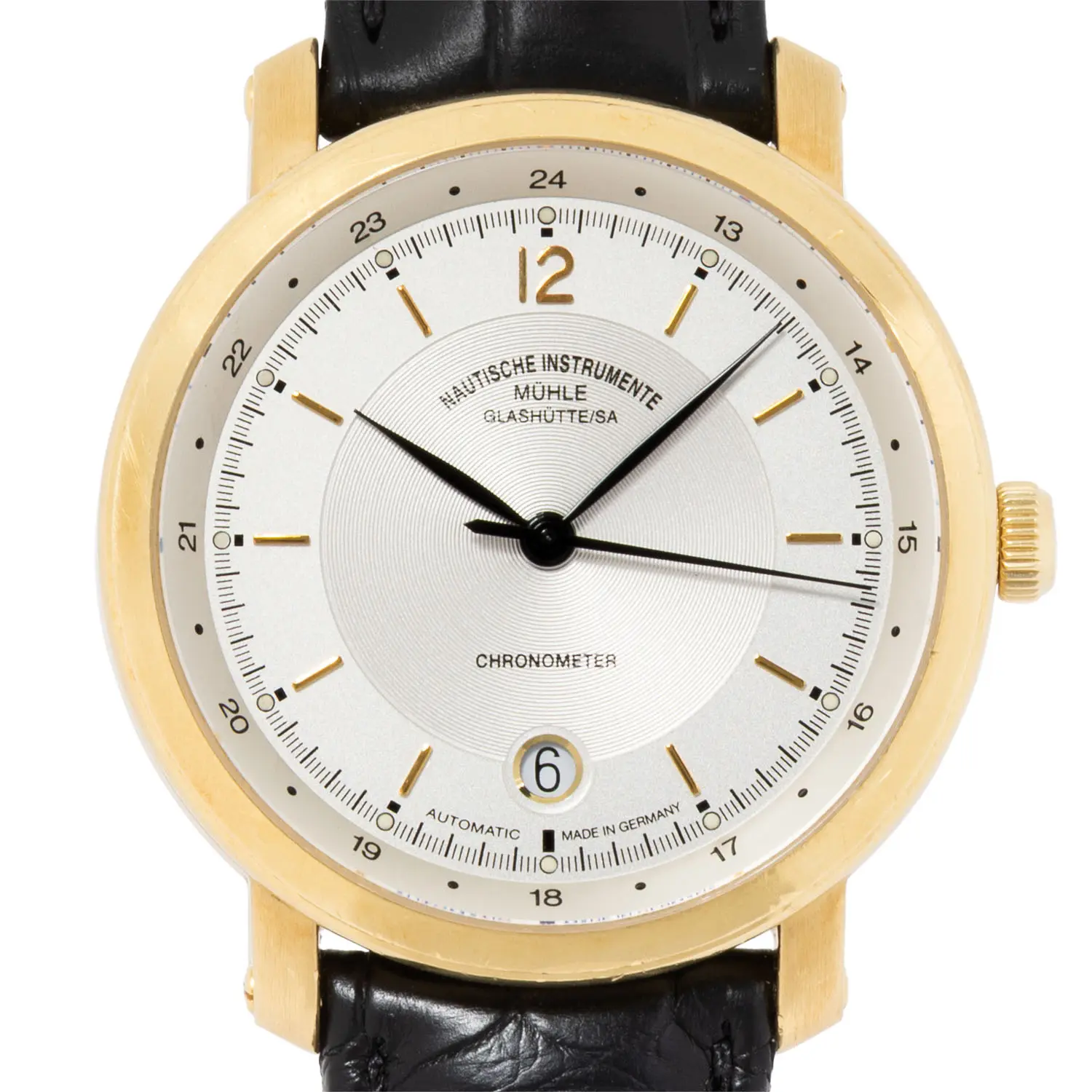 MÜHLE GLASHÜTTE Chronometer Ref M1-34-20 Limited Edition Herrenuhr