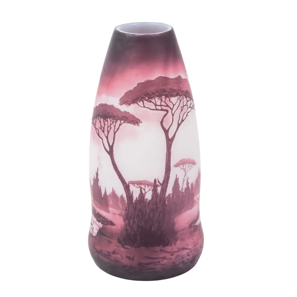 D'ARGENTAL "Vase mit Pinienlandschaft"
