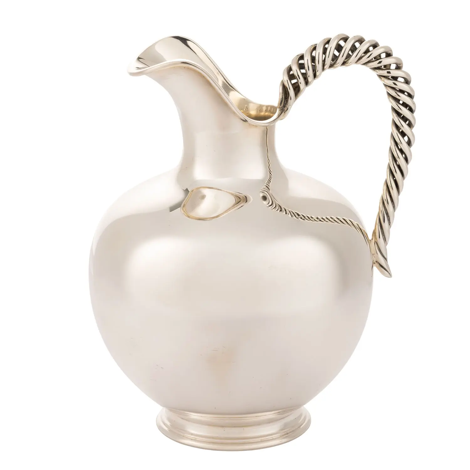 GEBRÜDER DEYHLE, Schwäbisch Gmünd, Henkelkrug, 925 Silber, 20. Jh.
