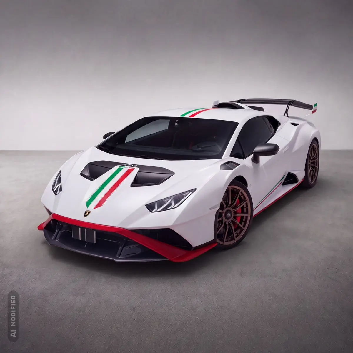 LAMBORGHINI Huracan STO Coupe 640PS Bj. 2024, “Bianco Phanes“ Nur