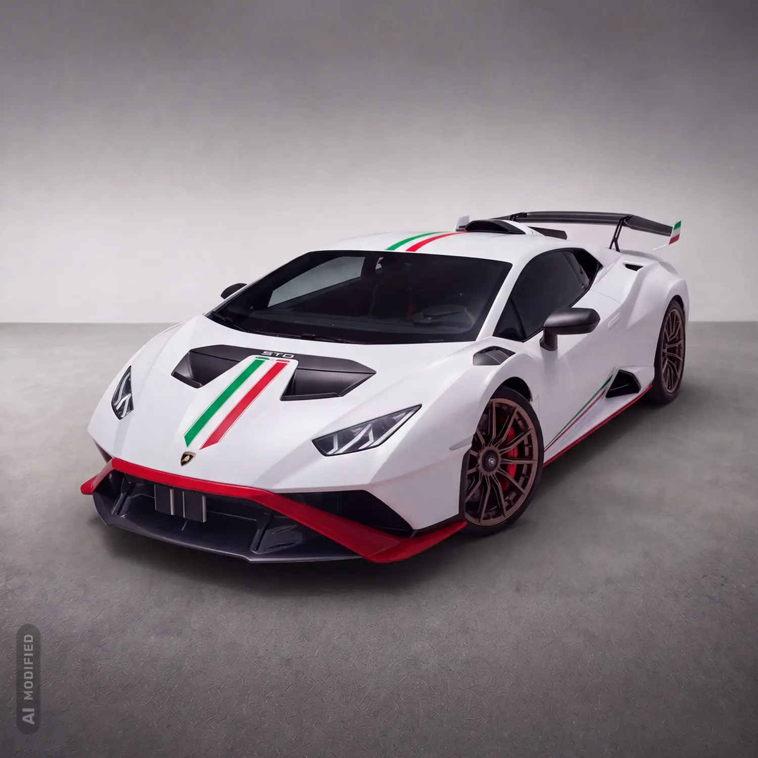 LAMBORGHINI Huracan STO Coupe 640PS Bj. 2024, “Bianco Phanes“ Nur