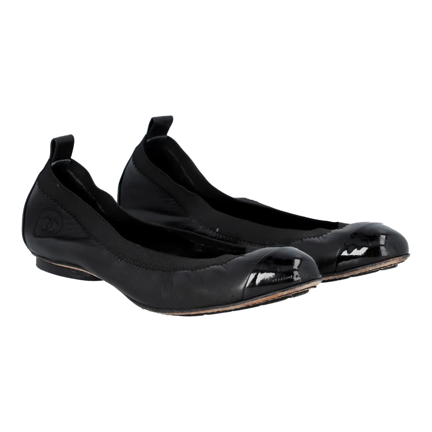 CHANEL VINTAGE Ballerinas, Gr. 38.