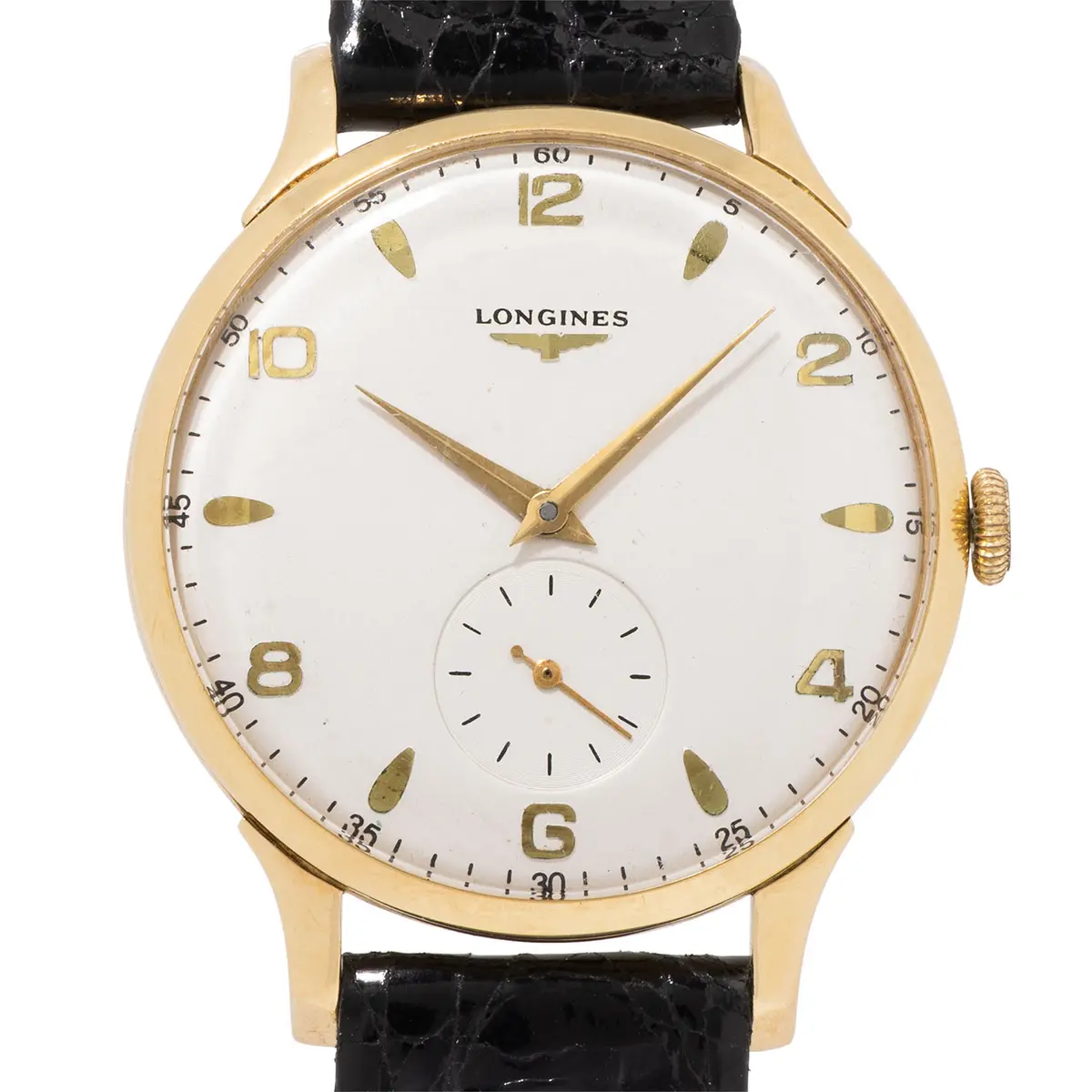 LONGINES 'Jumbo' Vintage Herrenuhr in 18K Gelbgold.