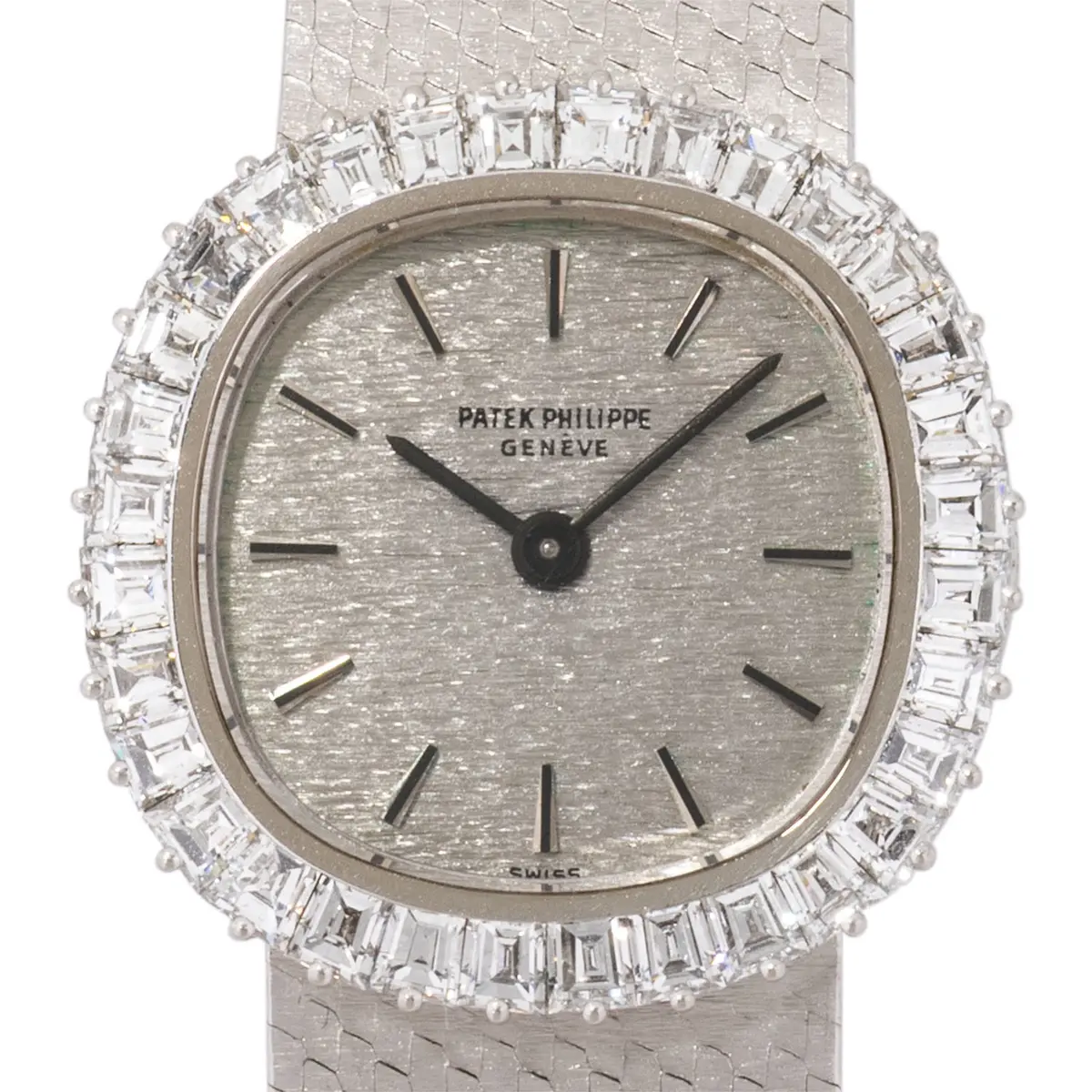 PATEK PHILIPPE hochfeine Vintage "Factory diamonds" Damenuhr, Ref.