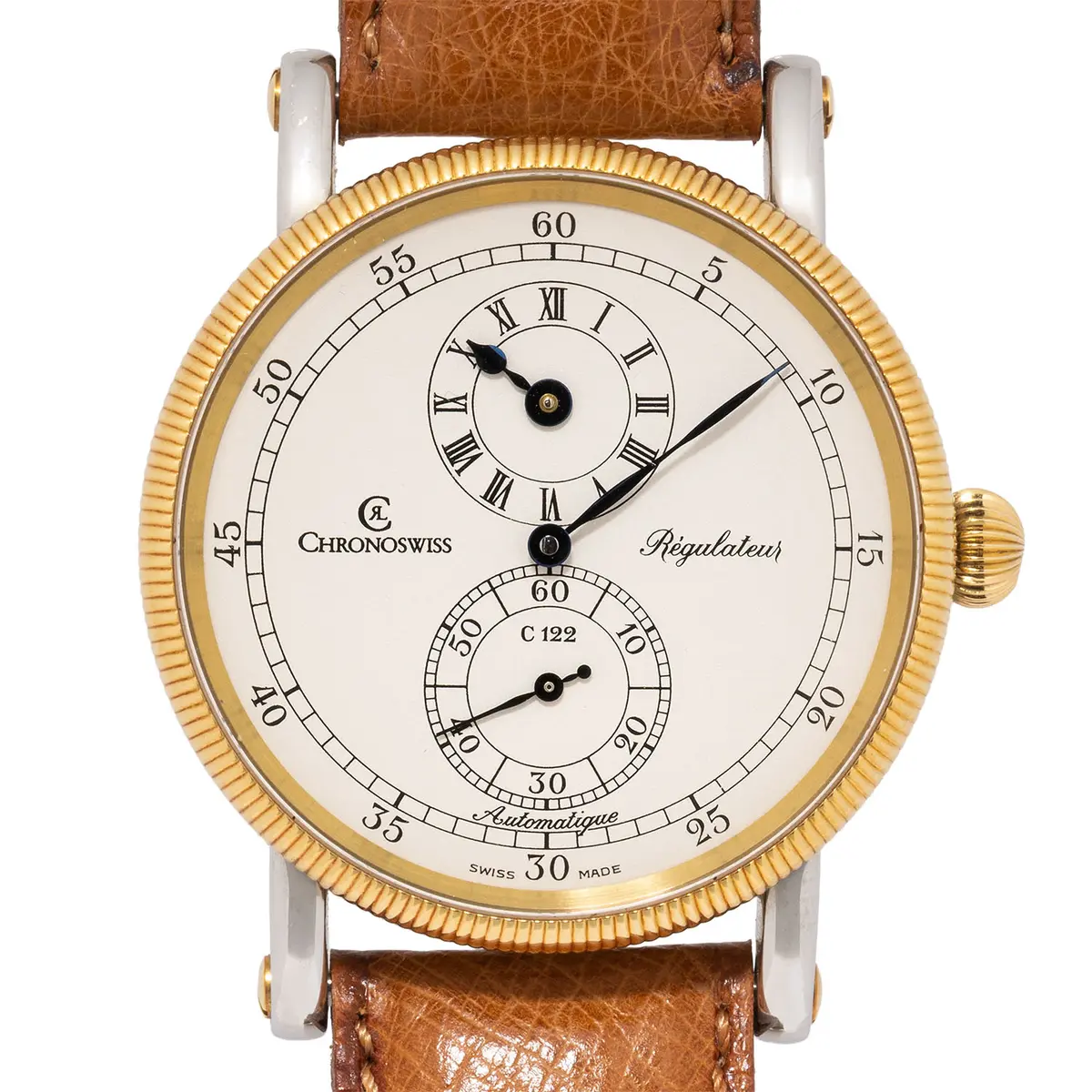 CHRONOSWISS Regulateur Automatique Herrenuhr Ref. CH1222 mit Box und
