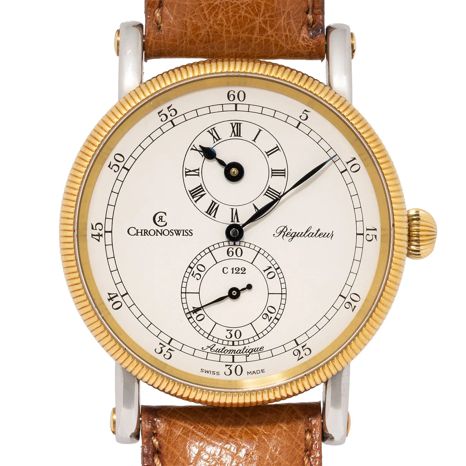CHRONOSWISS Regulateur Automatique Herrenuhr Ref. CH1222 mit Box und