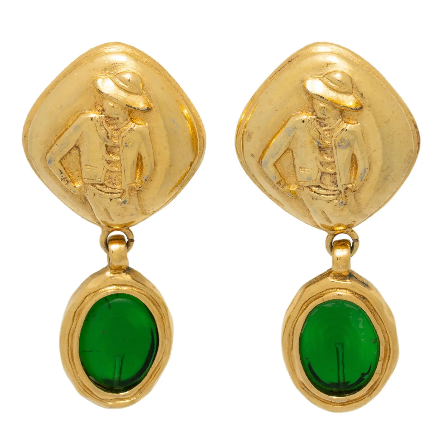 CHANEL VINTAGE Ohrclips, Koll. 1971 - 1980.