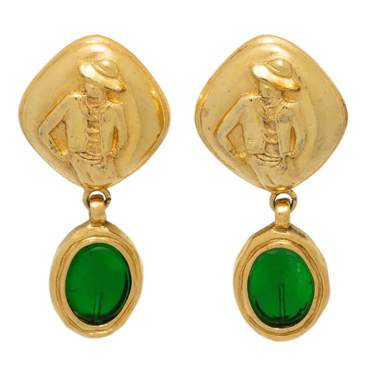 CHANEL VINTAGE Ohrclips, Koll. 1971 - 1980.