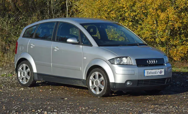 2003 (03) Audi A2 1.6 FSI SE. Registration number: RJ03 YDB. Mileage: 109,098.