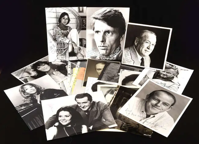 British Television Actors: 20+ Autographed photographs, a few dedicated