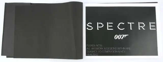 Spectre (2015) Concept Art & Design, hardback book, issued in a small