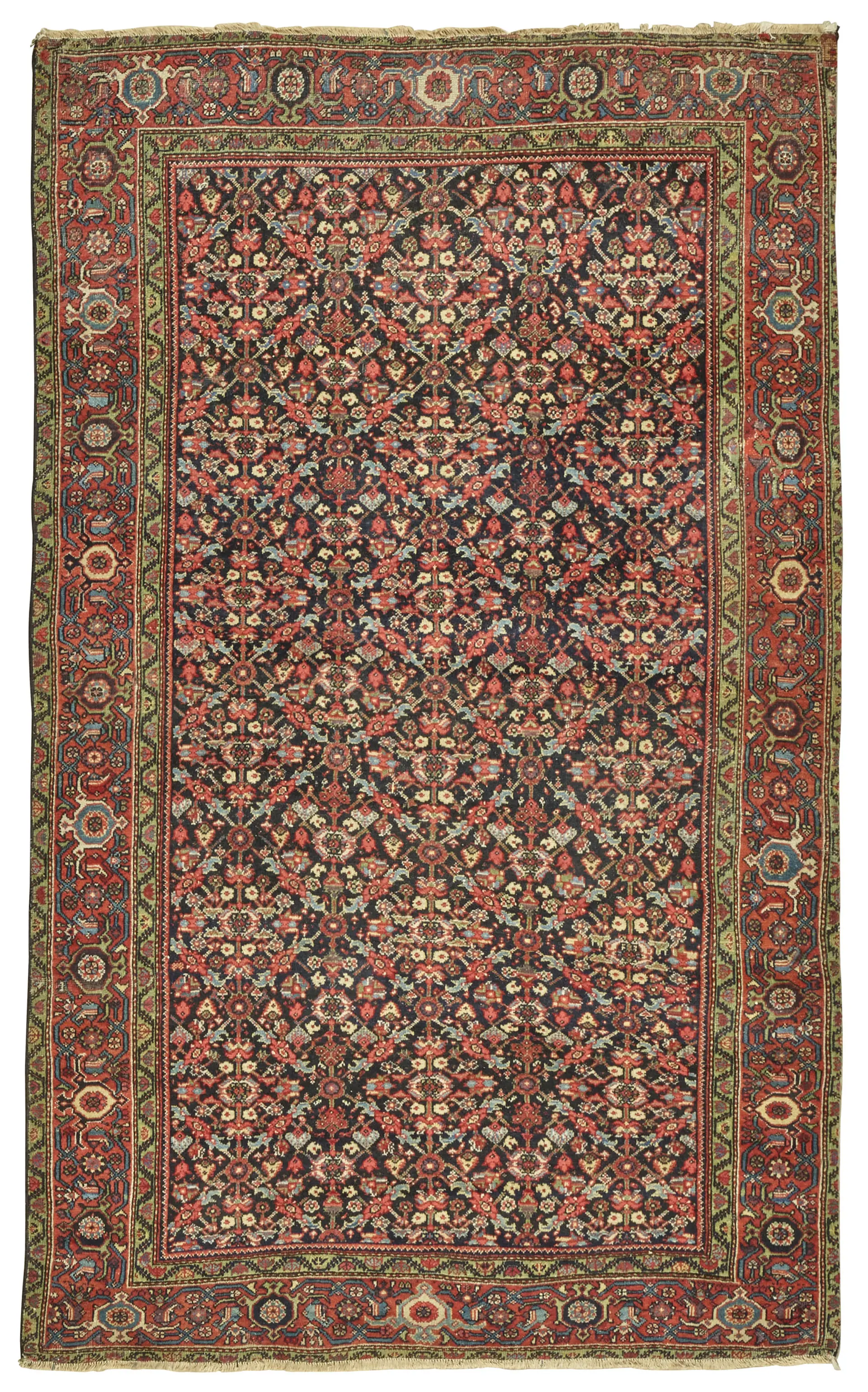 TAPIS BIDJAR, PROVINCE DU KURDISTAN, OUEST DE LA PERSE, IRAN, VERS 1920