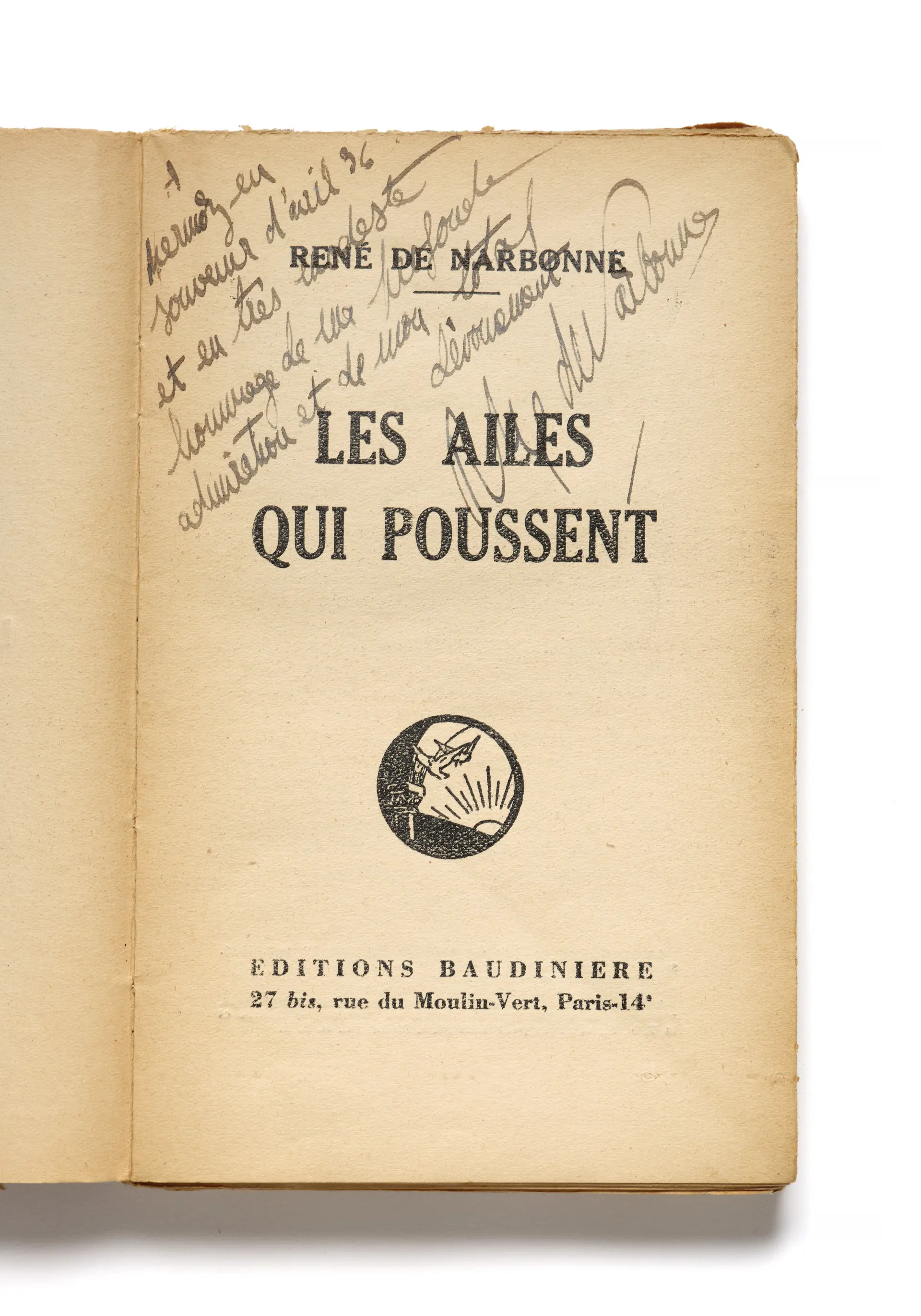 NARBONNE (Marie Joseph Jean René Motais, dit René de)
