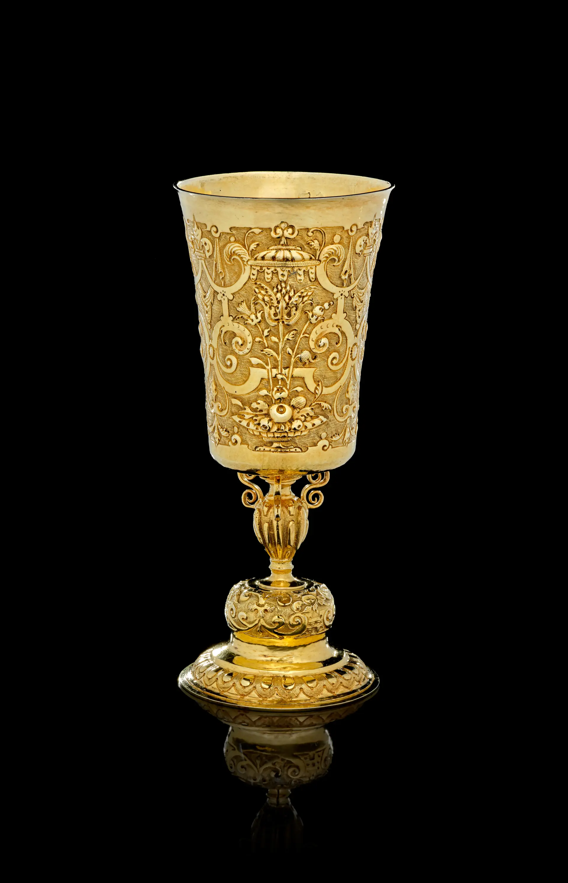 A German silver-gilt cup, Franz Schorer, Rottenbourg am Neckar, circa 1610