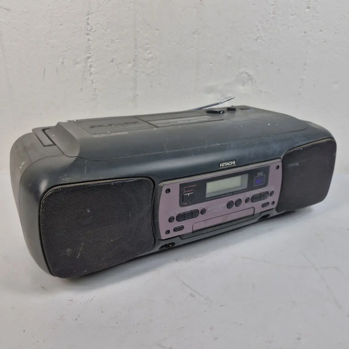 Radio - Hitachi, CX-450E - CD- & kassettbandspelare