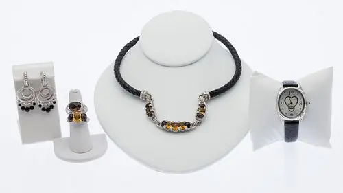 Judith Ripka Sterling Silver Jewelry & Watch, 5 pcs.